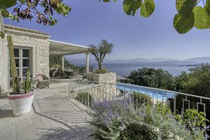 Luxury villa with sea views near Kassiopi
